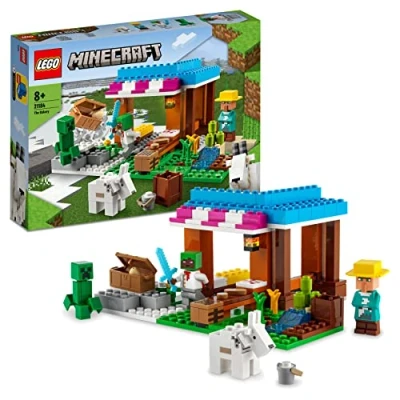Imagen de LEGO 21184 Minecraft La Pastelería, Set de Construcción Inspirado en Videojuego, Granja Juguete y Aldea para Niños Más 8 Años
