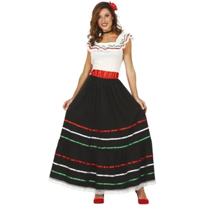 Imagen de FIESTAS GUIRCA DISFRAZ ADULTA MEJICANA TALLA M 38 40