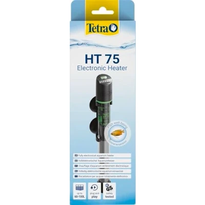 Imagen de Tetra HT 75 Potente Calentador de Acuario para acuarios 60 100 L Cubrir Diferentes Niveles Potencia con el Mando Ajuste Temperatura