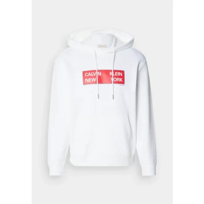 Imagen de Calvin Klein Jeans BOX Graphic Sudadera, Hombre, Talla: Large, Bright white