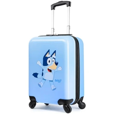 Imagen de Bluey Maleta Cabina Infantil de Viaje con Asa, 49 x 33 22 cm, 30 litros, 4 Ruedas, Azul