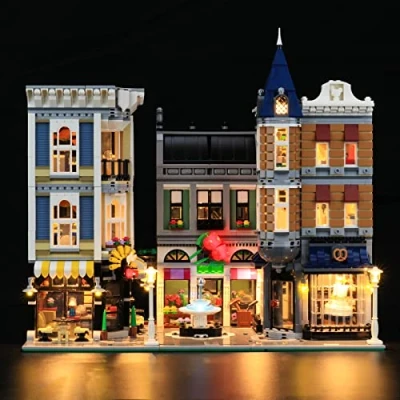 Imagen de LIGHTAILING Juego de Luces para Lego 10255 Gran Plaza Kit iluminación LED Compatible con el Modelo Bloques construcción No Incluido