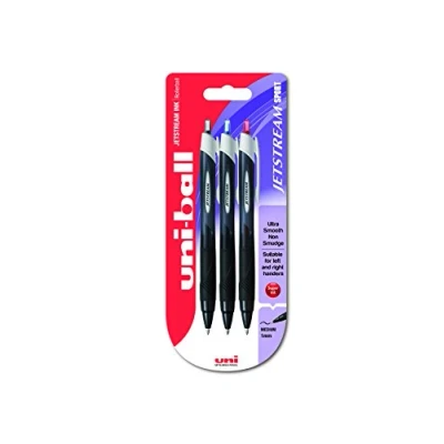 Imagen de Uni Ball 153544951 Pack de 3 bolígrafos, agarre caucho
