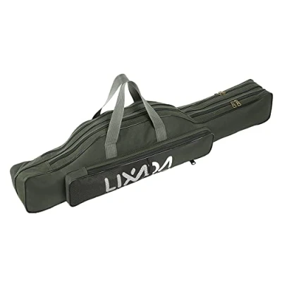 Imagen de Lixada Bolsa de Pesca portátil Plegable para caña Pescar, Transporte al Aire Libre, 100 cm/130 cm/150 cm