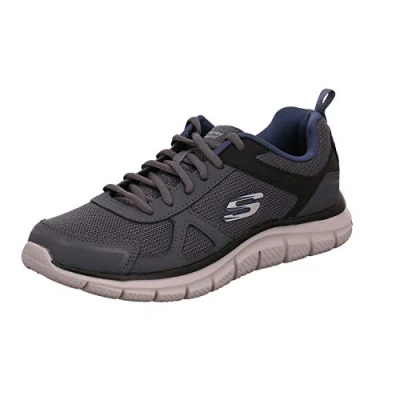 Imagen de Skechers Track Scloric, Zapatillas Hombre, Gris Charcoal Black, 47.5 EU
