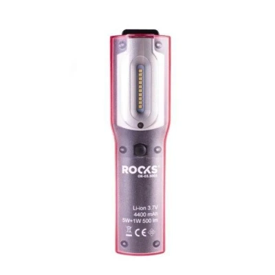 Imagen de ROOKS OK 03.3003 Lámpara de mano LED 500, 100 3.7 con batería recargable
