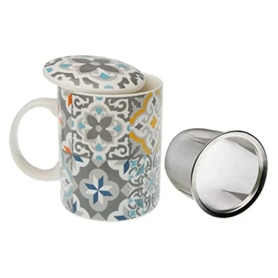 Imagen de Versa Taza, Porcelana, Multicolor, 1 Unidad (Paquete de 1)