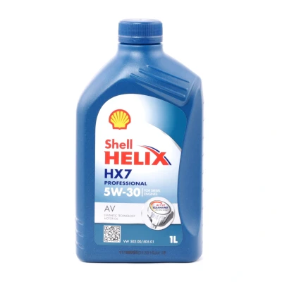 Imagen de Shell Helix HX7 Professional AV 5W 30 1L Aceite de motor 550046311 VOLKSWAGEN: Polo IV Hatchback, Passat B5 GP Variant, B6 Berlina