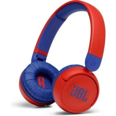 Imagen de Auriculares infantiles JBL JR310BT, De diadema, BT, Hasta 30 horas, Micrófono, Rojo y Azul