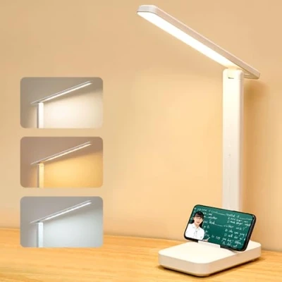 Imagen de Lámpara escritorio Lampara Lectura Cuidado Ocular, de Mesa LED control táctil 3 Modos,3 Niveles Brillo 360 flexo para Leer,Oficina,Estudiar, Relajamiento