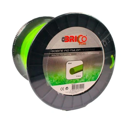 Imagen de Bricoferr BF100 7 Hilo para desbrozadora (4 mm x 95 Metros, Redondo)