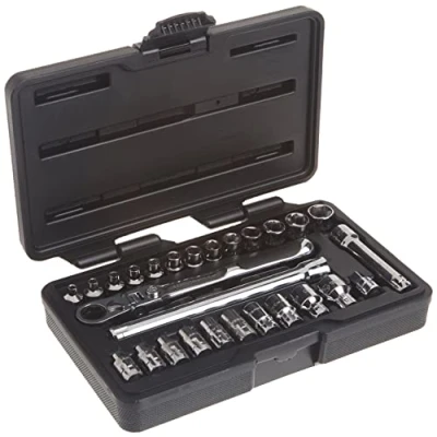 Imagen de GEARWRENCH Juego de herramientas mecánicas Pass Thru™ 27 piezas 1/4&quot; Drive 6 Pt, estándar SAE/métrico 891427
