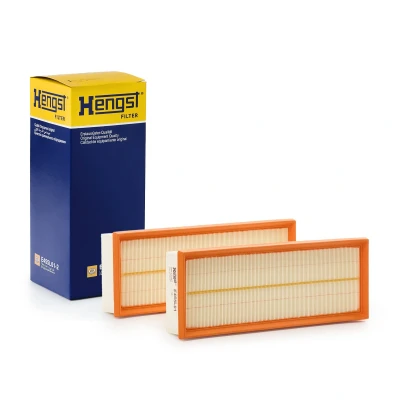 Imagen de HENGST FILTER E455L01 2 Filtro de aire 49 135 355 Cartucho filtrante MERCEDES BENZ: Clase E Berlina, S SL Cabrio