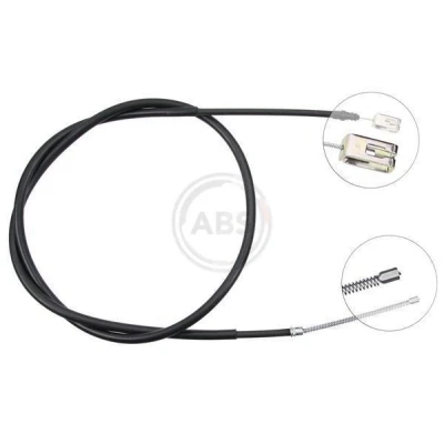 Imagen de A.B.S. K17238 Cable de Freno Mano 2368 Tambor para dirección izquierda/derecha CITROËN: Jumpy I Furgón, MPV, FIAT: Scudo Familiar