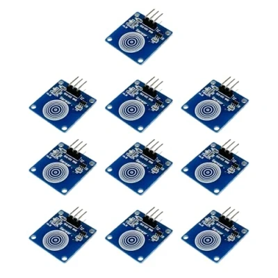 Imagen de 10 unidades TTP223B Touch Sensor Módulo de interruptor táctil capacitivo digital compatible con Arduino