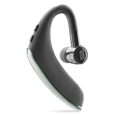 Imagen de Auricular inalámbrico CellularLine BTBOLDK, Bluetooth, Gancho de oreja, Monoaural, 24h autonomía, Negro