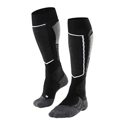 Imagen de FALKE SK2 Intermediate M KH lana hilo funcional calida gruesa 1 par, Calcetines de esquí Hombre, Negro (Black Mix 3010), 49 50