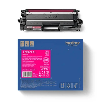 Imagen de Brother Cartucho de Tinta Original TN821XLM Magenta