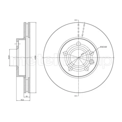 Imagen de Disco de freno CIFAM 800 403C