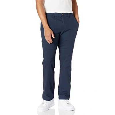 Imagen de Amazon Essentials Pantalón Chino elástico, Informal, Corte Deportivo (Disponible en Tallas Grandes) Hombre, Azul Marino, 33W / 28L