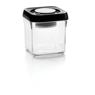 Imagen de Ibili 788605 Recipiente para Alimentos (500 ml) ENVASE DE VACIO APILABLE Cuadrado 500ML, Stainless Steel