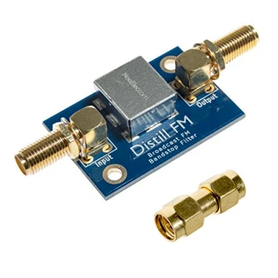 Imagen de Distill:FM Barebones Broadcast FM Bandstop Filter (FM Notch Filter) para Aplicaciones de Radio Definidas por Software (SDR)