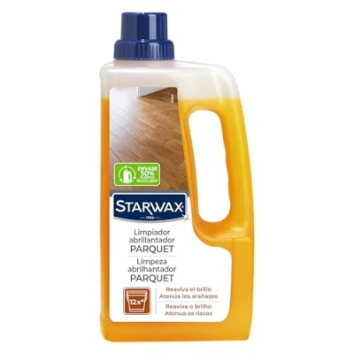 Imagen de STARWAX Limpiador abrillantador parquet 1L Ideal para mantener y conservar el brillo de un o suelo estratificado