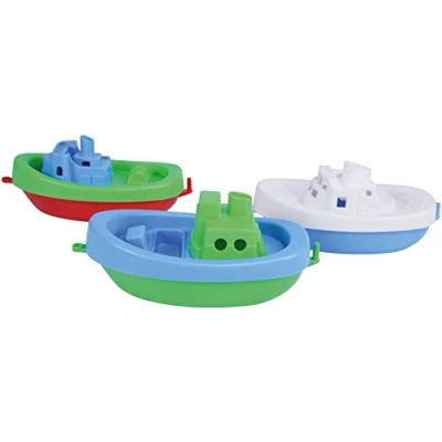 Imagen de Lena 65470 Plástica Agua Divertida Barcos 3 Piezas Set por 1+ Año Niños, Multicolor