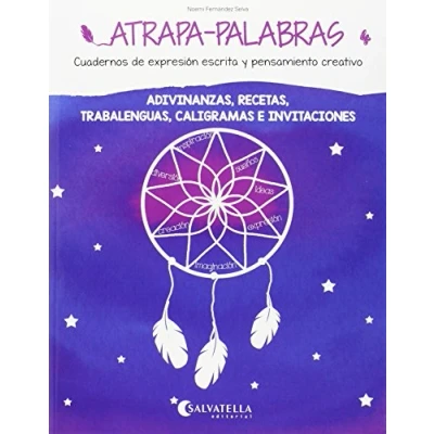 Imagen de Atrapa palabras 4: Adivinanzas, recetas, trabalenguas, caligramas e invitaciones