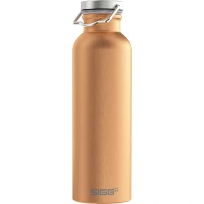 Imagen de SIGG Original Copper botella cantimplora (0.75 L), con tapa especialmente hermética sin sustancias nocivas, de aluminio ligera