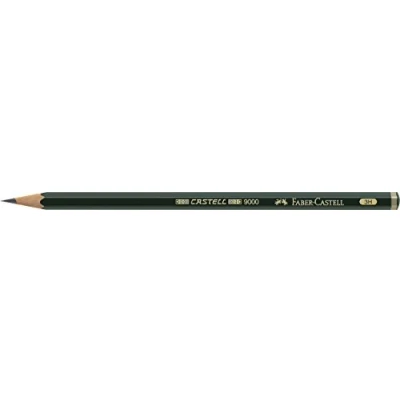 Imagen de Faber Castell B 9000 3H Blíster con 1 lápiz de grafito 9000, graduación