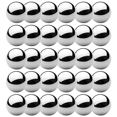Imagen de cyclingcolors 30x Bolas de Precisión Acero AISI 52100 Rodamiento Cojinete Bicicleta Patineta Dirección Buje (4.5mm)