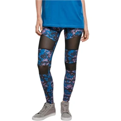 Imagen de Urban Classics TECH Leggings, Mujer, Talla: Large, Digital duskviolet camo