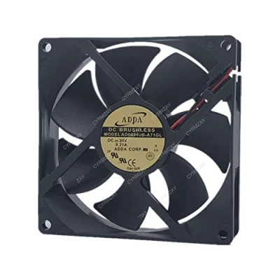 Imagen de CYRMZAY Ventilador Compatible para ADDA AD0924UB A71GL 24V 0.21A 9025 9CM 2 Wire cooling