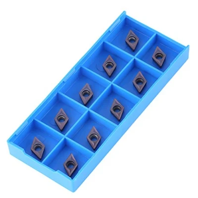 Imagen de 10pcs Insertos de Carburo Diamante CNC Cortador Cuchillos Insercin Mquina Fresado DCMT0702 EM YBC205 para Acero Aemielaborado
