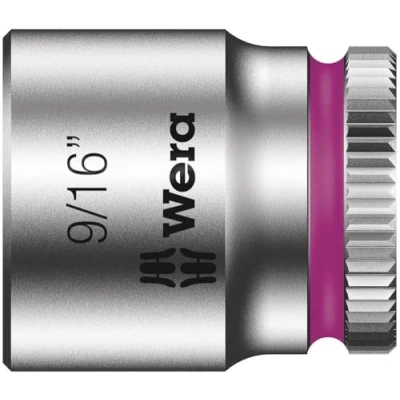 Imagen de WERA 05003523001 8790 HMA Zyklop Nuss 9/16&quot; Llave de vaso con arrastre 1/4&quot;