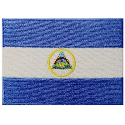 Imagen de Bandera de Nicaragua Nicaragüense Parche Bordado Aplicación con Plancha