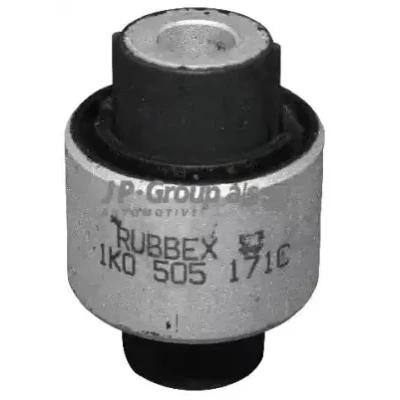 Imagen de JP GROUP 1150100700 Silentblock Brazo de Suspension Eje trasero izquierda, trasero, derecha, debajo Rodamiento caucho metal VOLKSWAGEN: Golf 5