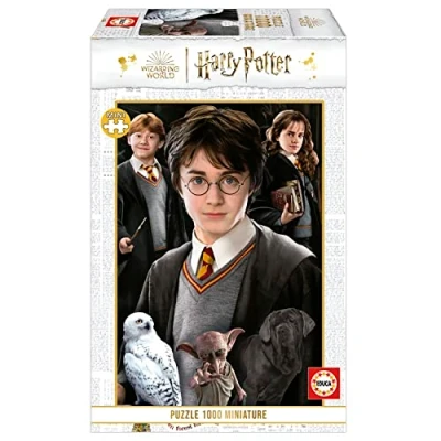 Imagen de Educa Puzzle de 1000 Piezas para Adultos Harry Potter Miniature 1 Piezas, Incluye Cola Fix Poder pegarlo una Vez finalizado A Partir 14 años (19490)