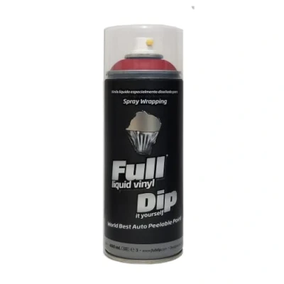 Imagen de FULL DIP SPRAY COLORES LISOS 400 ML ROJO CARMIN FLD016