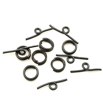 Imagen de Vaessen Creative ALU Deco Toggle Clasp x6 Black,