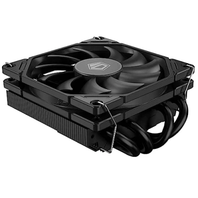 Imagen de ID COOLING IS 40X V3 Enfriador de aire para CPU bajo perfil 45 mm alto y 4 tubos calor con ventilador delgado 15 espesor compatible Intel LGA1700/1200/115X; AMD AM5/AM4