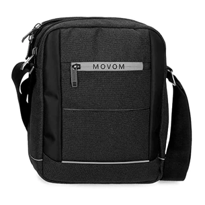 Imagen de Movom Trimmed Bandolera Portatablet Negro 22x27x8 cms Poliéster