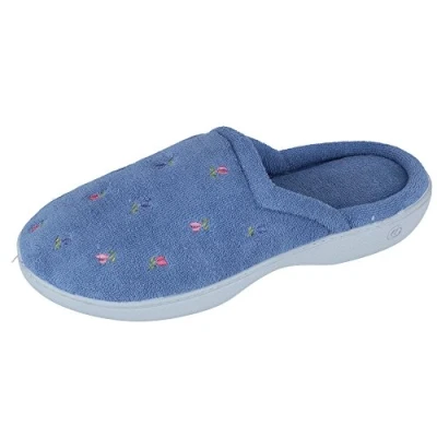 Imagen de isotoner Zuecos bordados para mujer, Vígaro festoneado, 37.5/38 EU