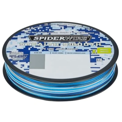 Imagen de Spiderwire Stealth Smooth 8 Blue Camo 0,23mm (300m) Hilo trenzado