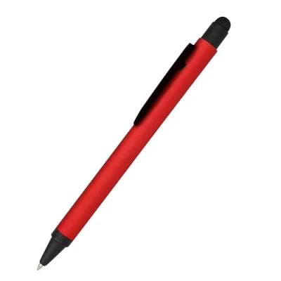 Imagen de Online Bolígrafo de Aluminio Color Rojo, Tinta Intercambiable, Negra, con Tacto Suave, lápiz táctil, 1 Unidad