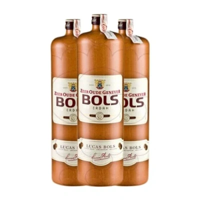 Imagen de Ginebra Z.O. Genever Gin Botella Misil 1 L (Caja de 3 L)