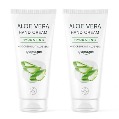 Imagen de by Amazon Crema para las manos con aloe vera, 2 x 100 ml