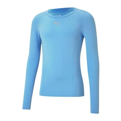 Imagen de PUMA Liga Baselayer tee LS Camiseta de Rendimiento, Hombre, Team Light Blue, L