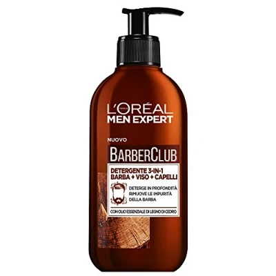 Imagen de L&#039;Oréal Paris Men Expert, línea Barber Club Producto para el cuidado de la barba detergente 3 en 1